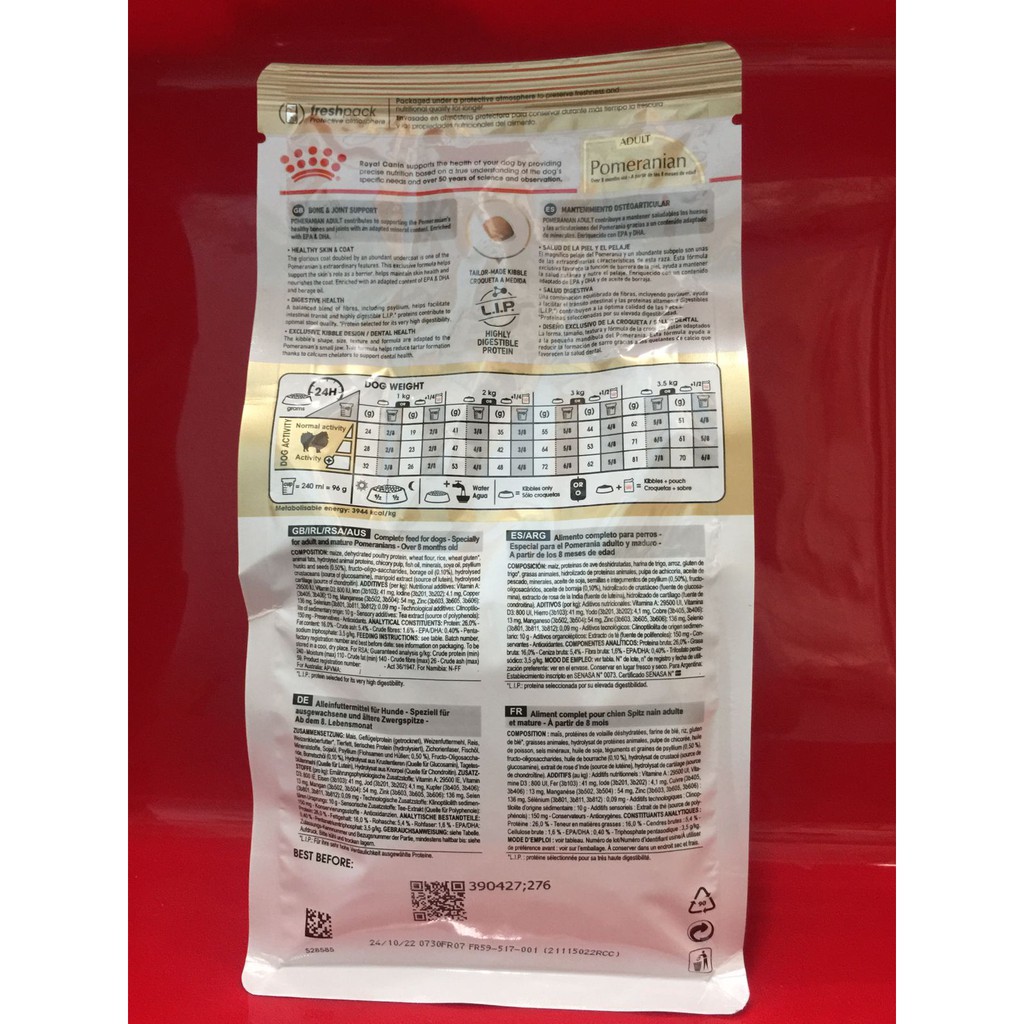 Royal Canin Adult Pomeranian 500g Makanan Anjing 500gr Dog fooD POM