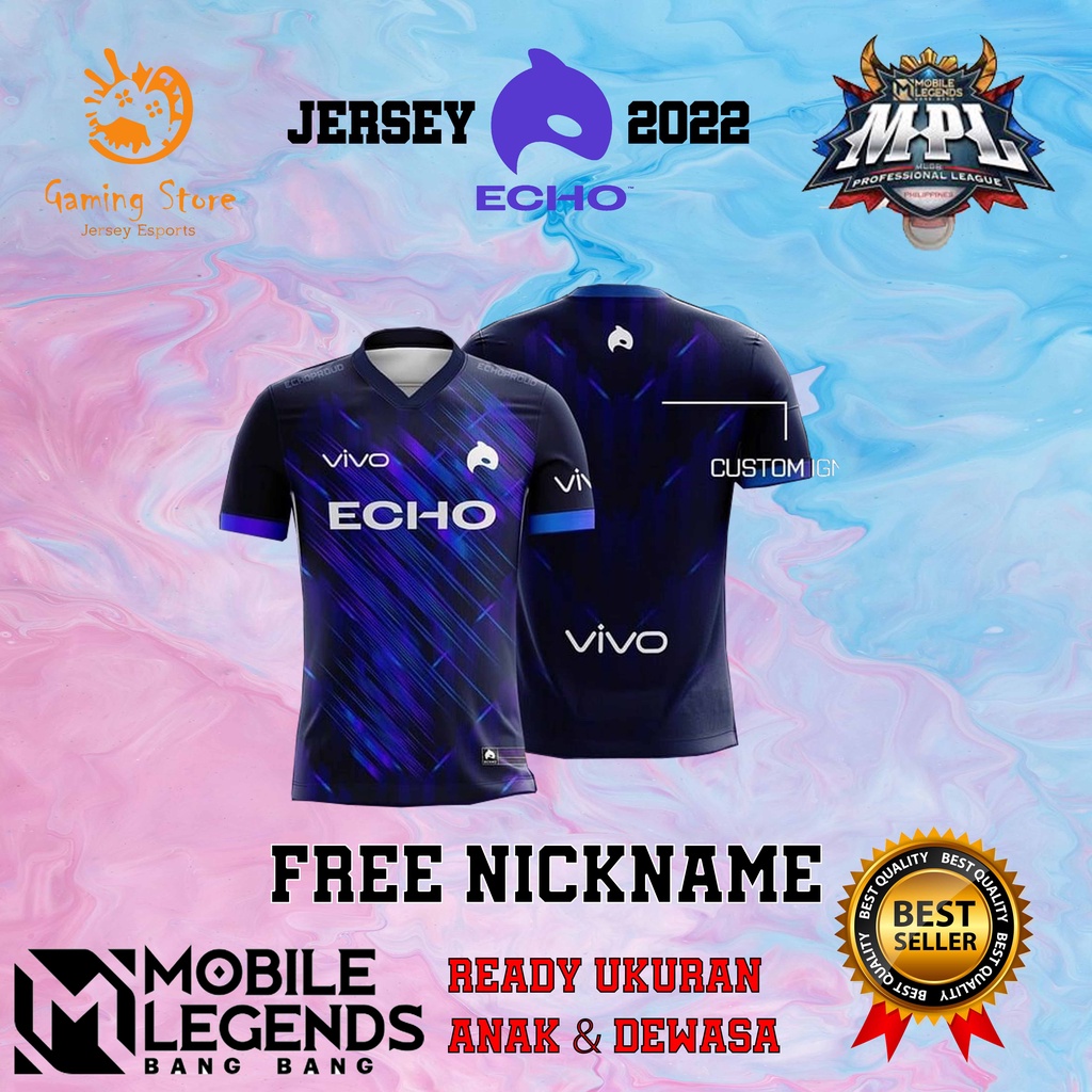 Jersey Kaos Baju ECHO MLBB PHILLIPINES