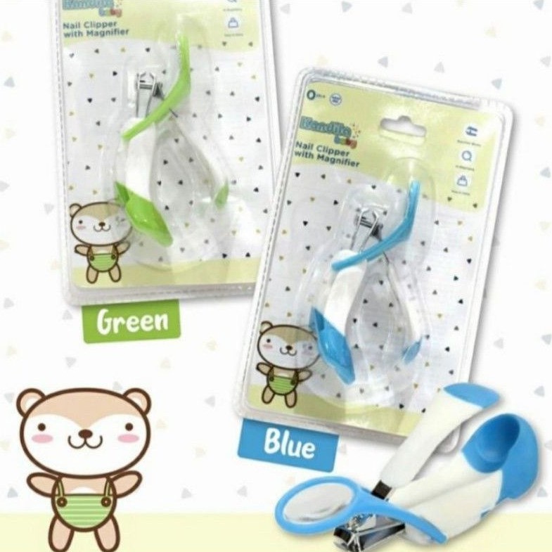 KANDILA Baby Nail Clipper with Magnifier Gunting Kuku Bayi dengan Kaca Pembesar