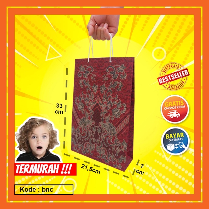 

PAPER BAG BATIK SOUVENIR HAJATAN BNC
