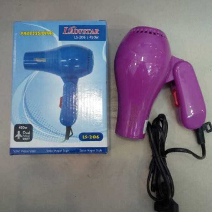 Star Hair Dryer Lady Star Biru/ Hair Dryer Ladystar Ungu/ Hair Dryer Murah Berkualitas