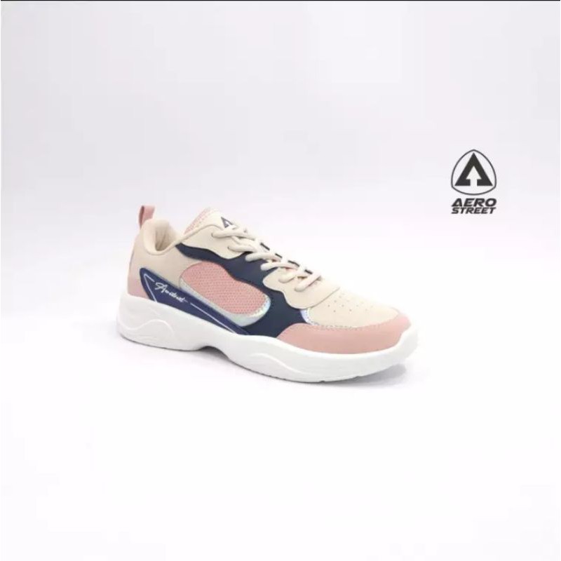Aerostreet 37-40 Audrey Abu Peach (BISA COD) Sneakers cowok murah