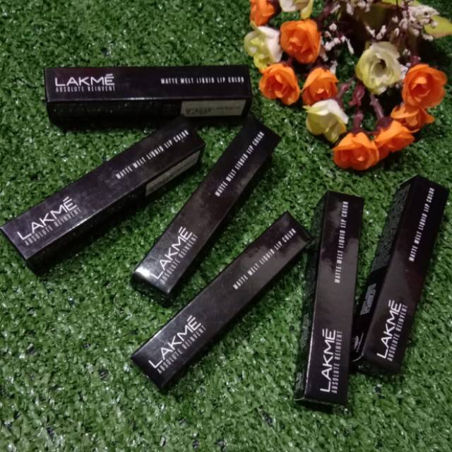 LIPSTIK LAKME MATTE MELT LIQUID LIP COLOR PEACH ROSE