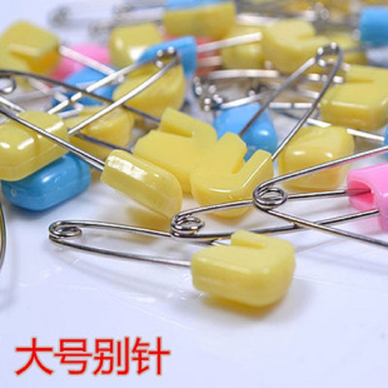 1PCS Peniti Baby safety pins bayi warna warni popok bayi Kupu Love Hati Pita peniti kecil jarum peniti besar jumbo pengait popok bayi anak Baju celana anak anak bross