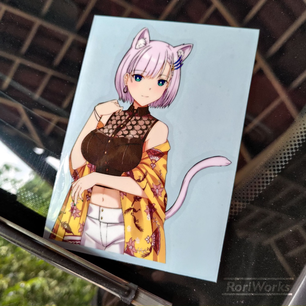 Stiker Kiss cut - Reine Neko | hololive
