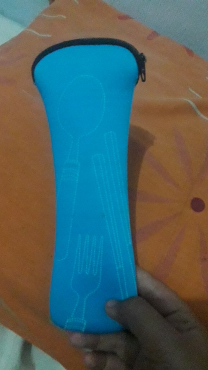 Sendok Travelling Sendok Set 3in1 Sendok Garpu Sumpit Stainless Steel