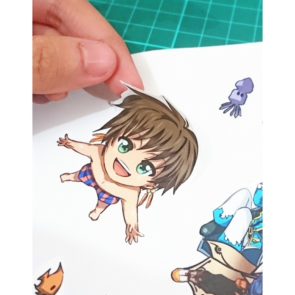 sticker tales of zestiria sorey mikleo a5 anime