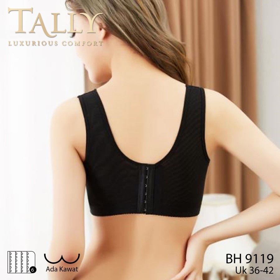 TALLY 9119 Bh Penekan lemak brokat kait 4 kawat Bra Jumbo Underwear