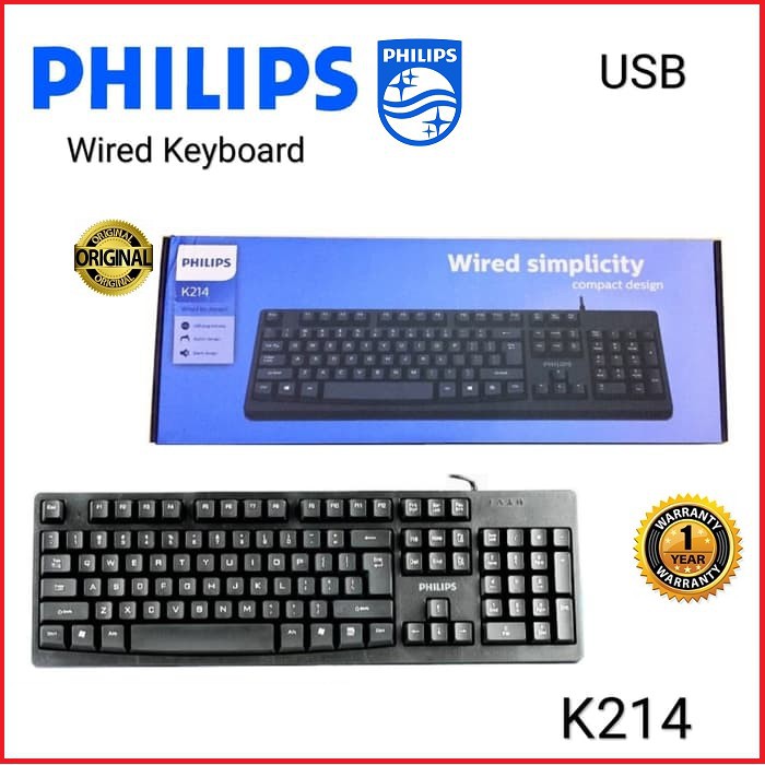 Keyboard Philips K-214 / Keyboard Philips K214 / Philips K-214 / K214