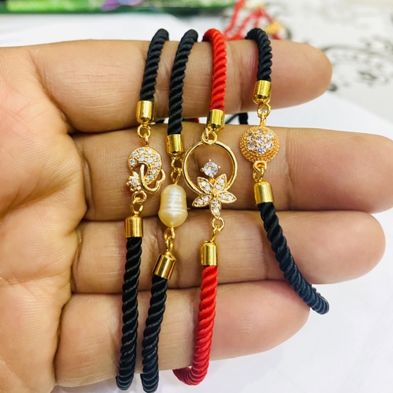 gelang tali serut pwrhiasan lapis emas //gelang tali