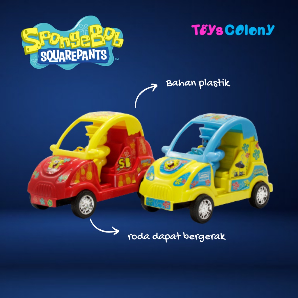 Mobil Golf Spongebob Pull String / MAINAN ANAK