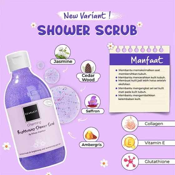 Scarlett Whitening Original Shower Scrub 300ml