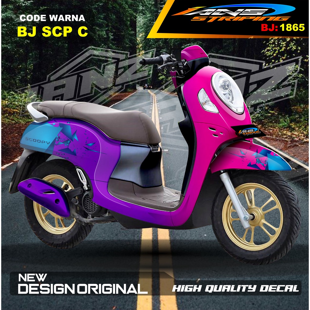 STICKER FULL BODY SCOOPY / STICKER ALL NEW SCOOPY / STIKER FULL BODY SCOOPY TERMURAH / STIKER MOTOR SCOOPY / STIKER MOTOR