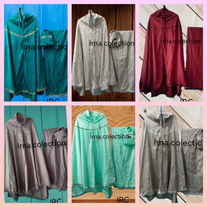 Mukena parasut jumbo dewasa