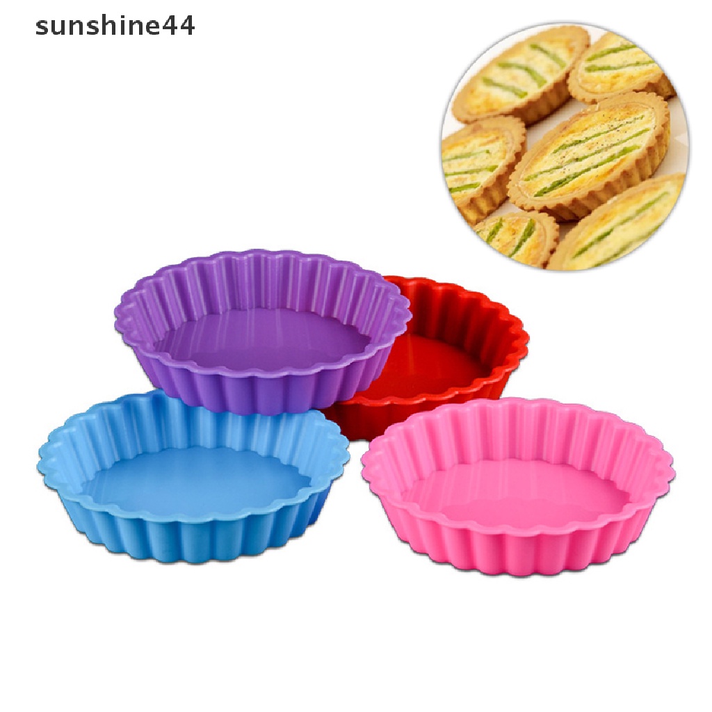 Sunshine Cetakan Kue / Roti / Pizza Bentuk Bulat Bahan Silikon