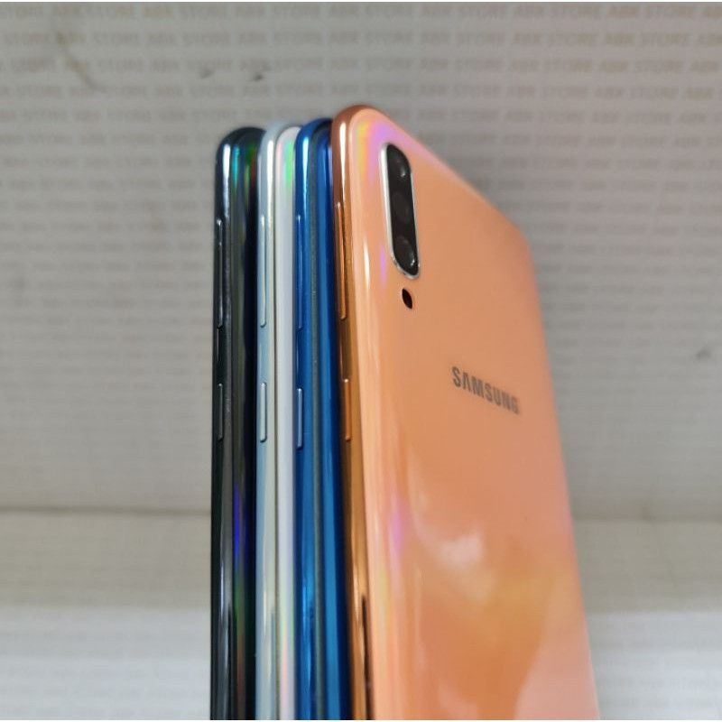 Casing Kesing Fullset Plus Frame Bazzel Bezel Backdoor Samsung Galaxy A50 A505 A505F 2019 Original