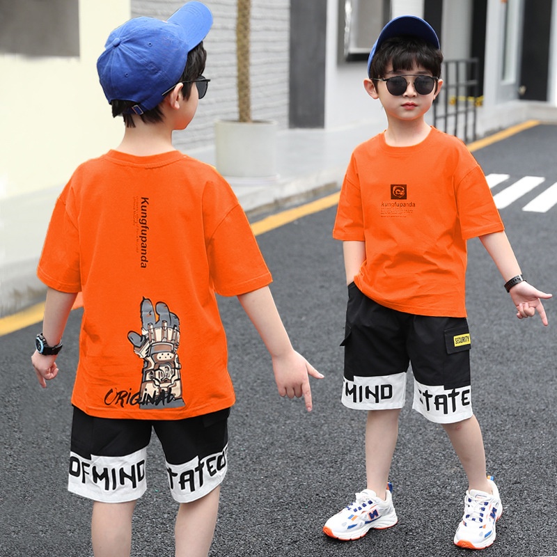 Setelan Anak Laki Laki 7 - 12 tahun Baju Remaja Fashion Boyset  MINO Korean Style Import