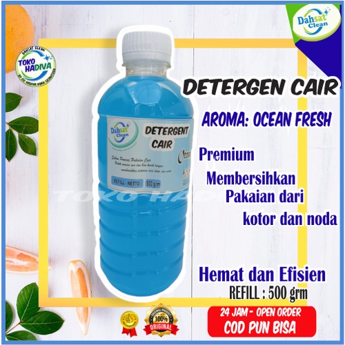 [COD] DETERJEN CAIR 500 GRM / SABUN CUCI PAKAIAN LAUNDRY CAIR OCEAN FRESH PREMIUM (REFILL)