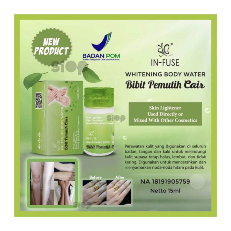 SYB infus Bibit Pemutih Cair Pencerah Pemutih Pelembab Kulit BPOM Original