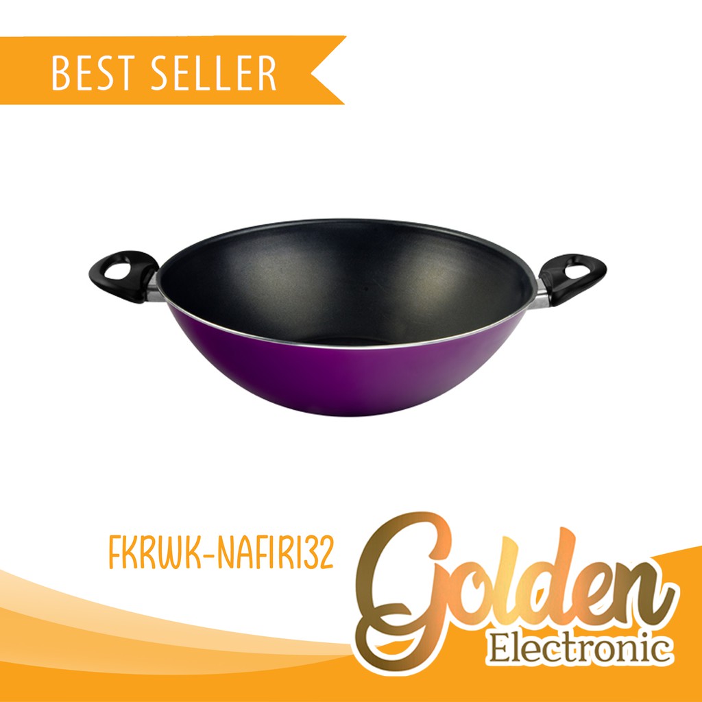 KIRIN WOK NAFIRI 32 CM | TEFLON CLASSIC|NAFIRI WOK 32CM