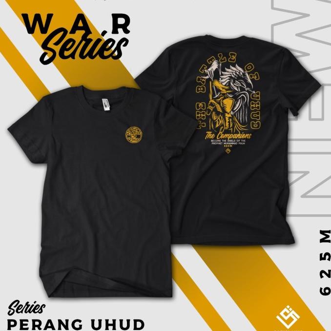 Kaos Dakwah Pakaian Pria Baju Distro Muslim QAF APPAREL ORI UHUD