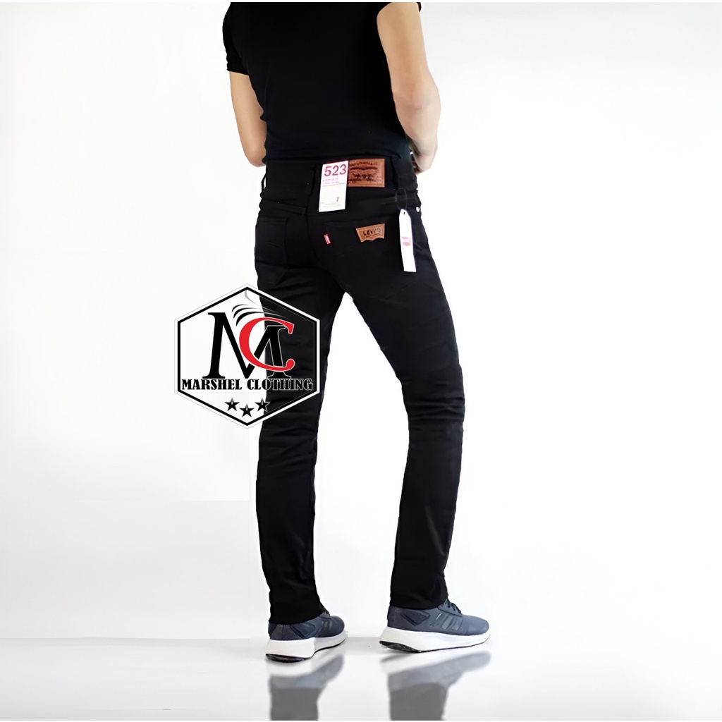 RCL - Celana Jeans Pensil Pria Slim Fir - Celana Panjang Pensil Berkualitas Cowok Bahan Melar