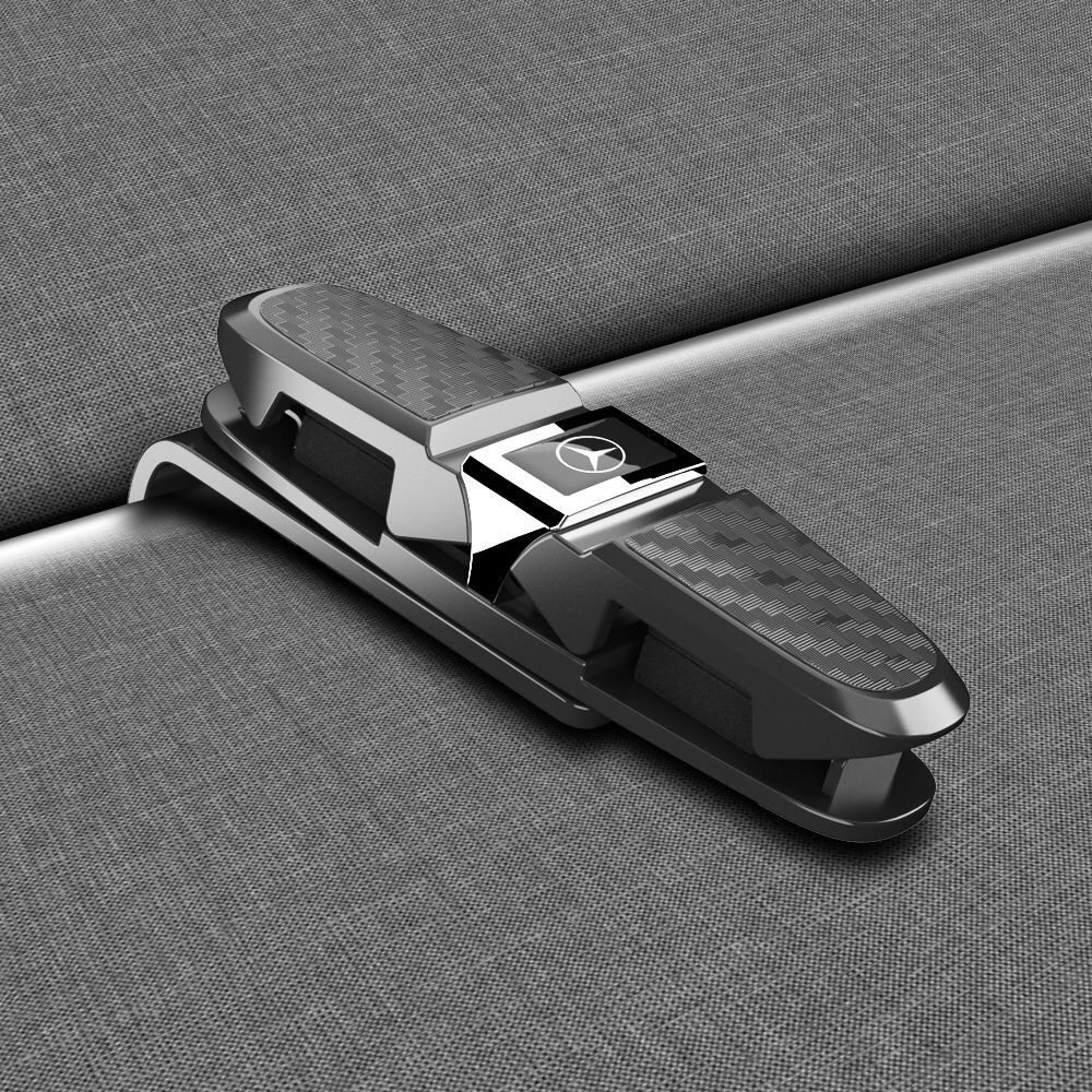 Auto sunglasses visor clip holder Klip holder Tempat Klip Kacamata Hitam sunglasses universal multi Fungsi Kartu Tiket interior Mobil