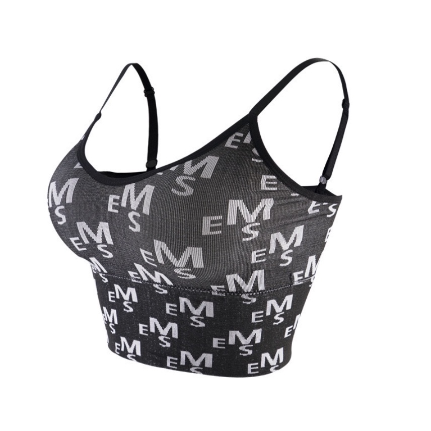 SPORT BRA GYM BRA FASHION LEHER U OLAHRAGA PUSH UP WANITA TANPA KAWAT SEXY IMPORT