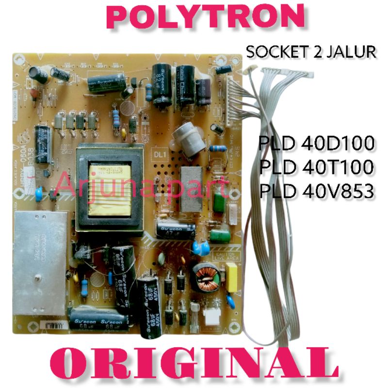 POWER SUPLY TV POLYTRON PLD40D100 / PSU TV POLYTRON PLD40D100 / PSU PLD 40V853 / PLD40D100 / PSU PLD