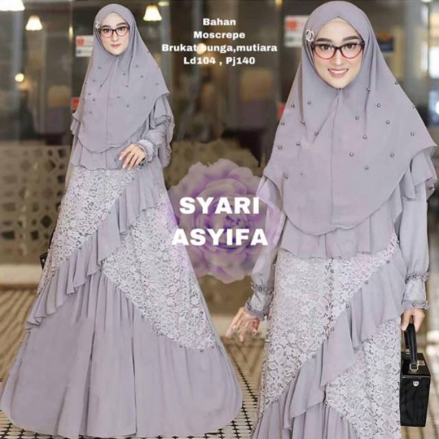 ASYIFA SYARI /GAMIS + KERUDUNG