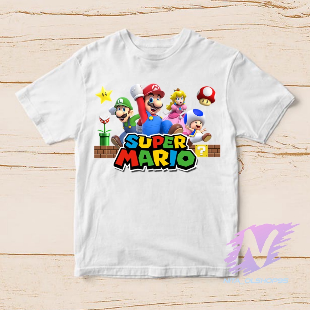 KAOS ANAK SUPER MARIO