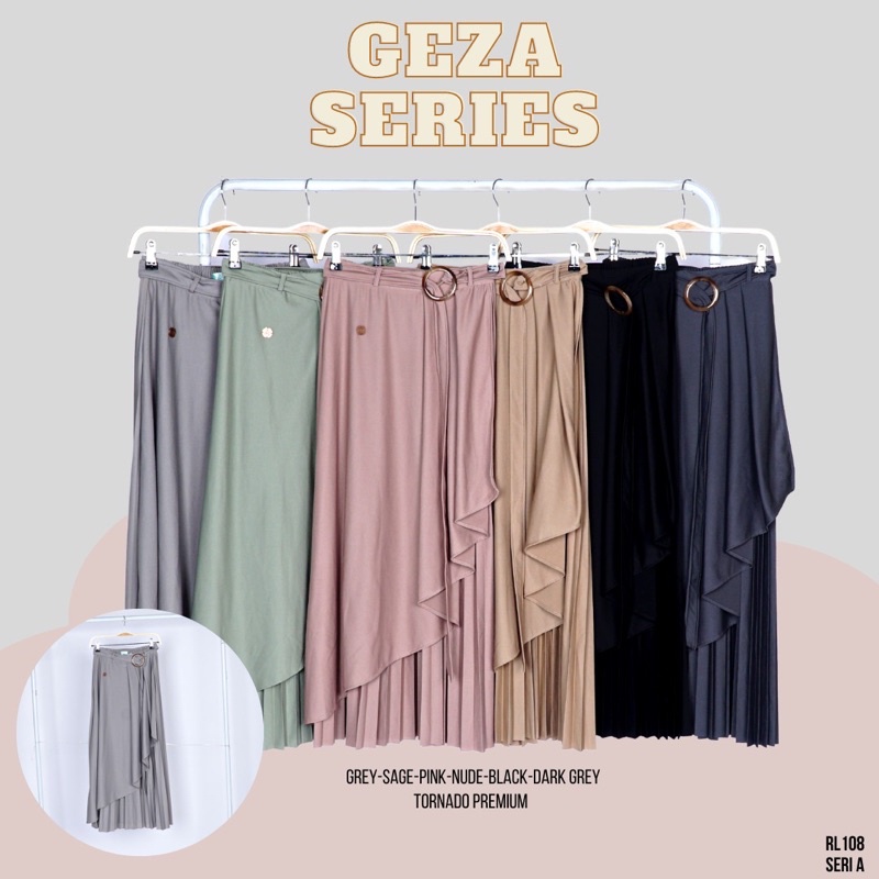 ROK PLISKET RANIA 2 LAYER BY HI FASHION MALAKAI BASIC