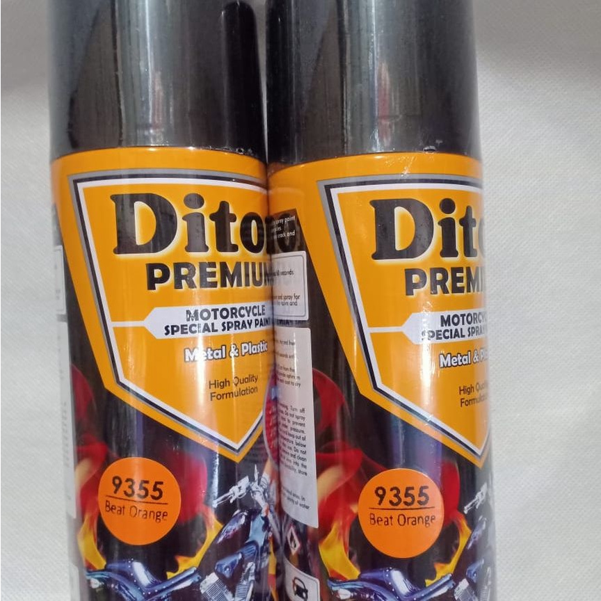 DITON Premium Pilok Pilox Cat Semprot Honda H9355* Beat Orange / 9355 Orange Honda (400cc)