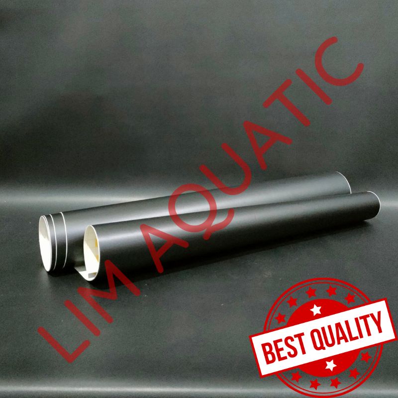 SCOTLITE BACKGROUND AQUARIUM - HITAM DOFF / WALLPAPER AQUARIUM