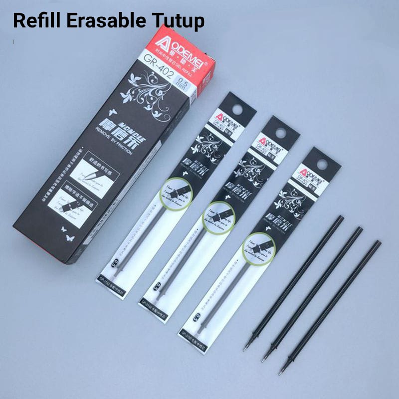 

ISI ULANG Pulpen GEL ERASEABLE / REFILL PULPEN BISA DIHAPUS