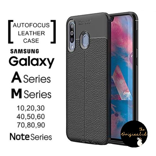 Samsung Galaxy M10 M20 M30S Autofocus Leather Case