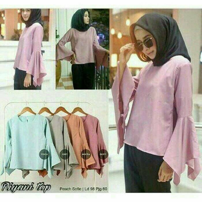Riyani Top / Pakaian Kerja / Atasan wanita murah / Suplier hijab