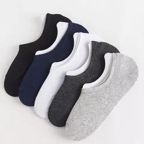 TOKO KL | KAOS KAKI PENDEK INVISIBLE POLOS HIDDEN SOCKS IMPORT KAOS KAKI MATAKAKI PRIA WANITA DEWASA MURAH TERLARIS