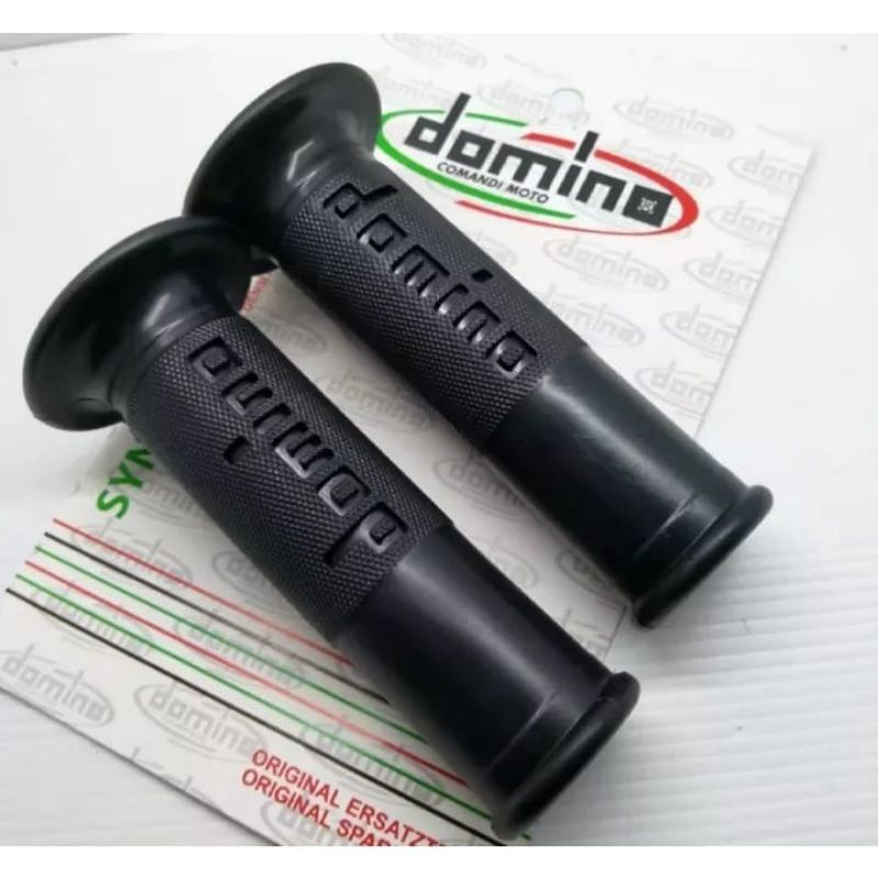 Handgrip grip Domino Hitam Polos murah Beat Aerox Pcx Nmax vario 125 150 Universal