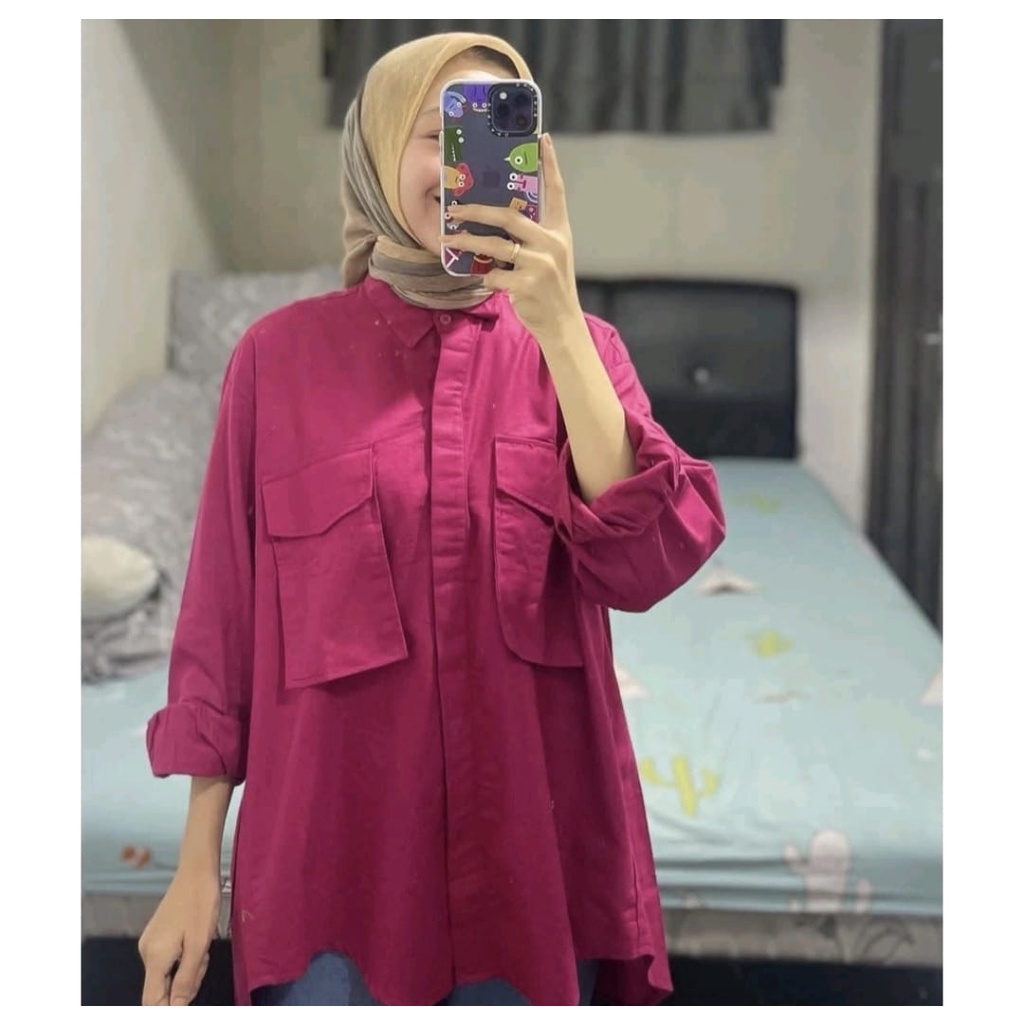 KAMEJA PHITHA TOP BLOUSE BUSUI FRIENDLY | ATASAN  WANITA KEKINIAN | TERLARIS | TERMURAH | PROMO FLASH SALE