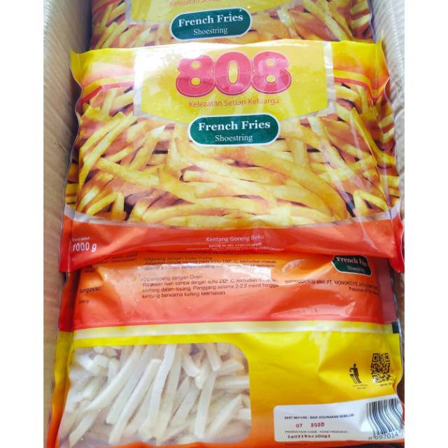 

808 french fries 1kg / kentang goreng beku