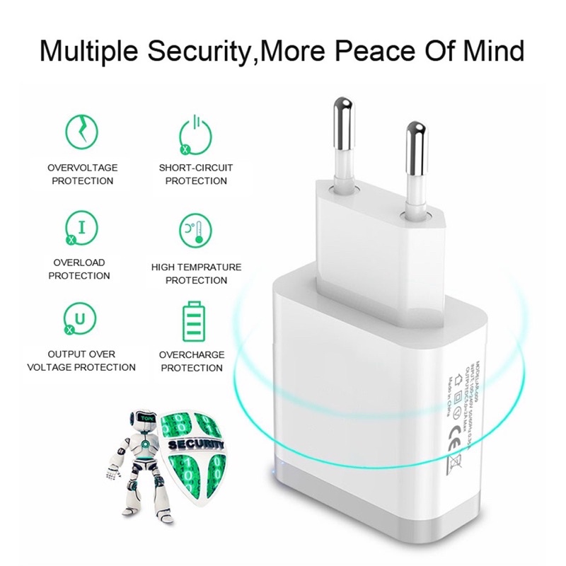 CHARGER FAST CHARGING ORI REAL 3 AMPERE XIAOMI MI 8 QUALCOM 3.0 MICRO USB DAN TYPE C USB / TRAVEL ADAPTER CHARGING XIAOMI