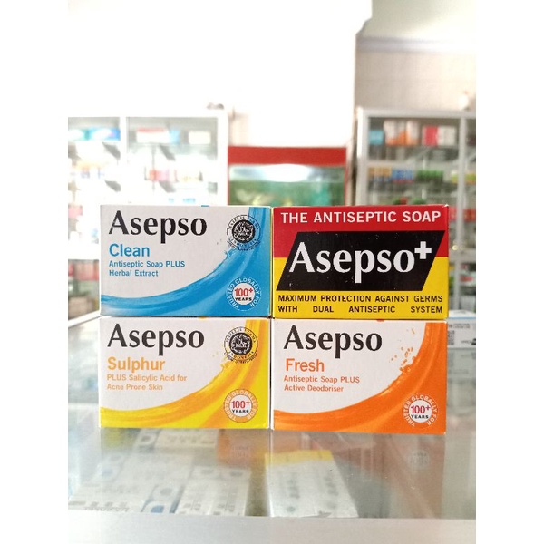 Asepso Plus Soap 80g - Sabun Antiseptik Gatal Panu Jerawat Punggung Jamur Manusia Hewan