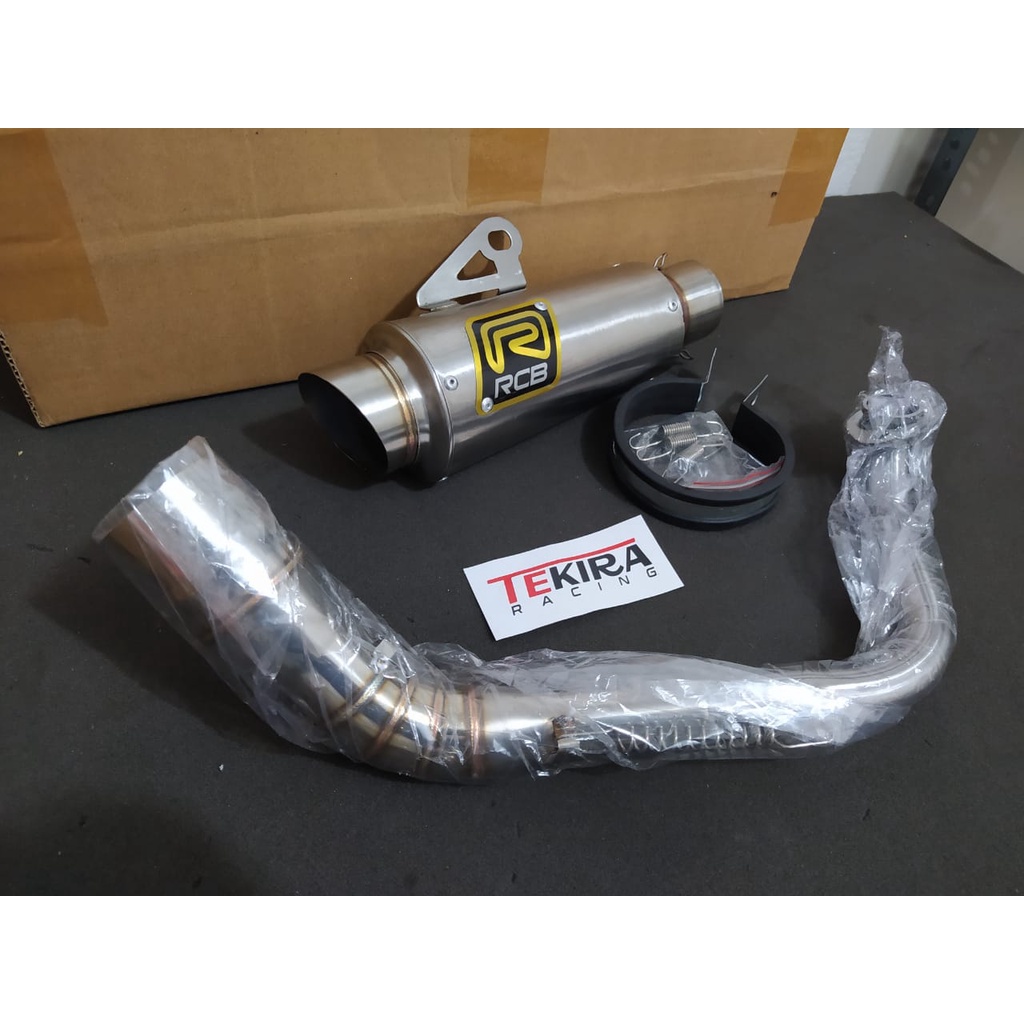 Knalpot Racing RCB  Vario 150 125 110 Keyless Led Techno Bohlam Beat New Fi Deluxe eSP Street POP Ge