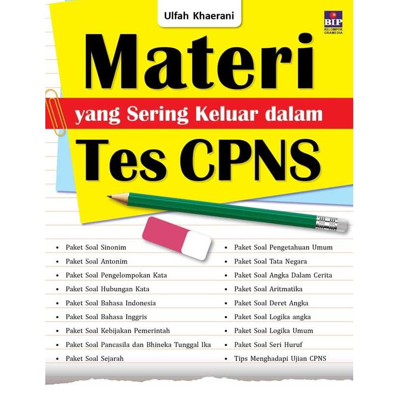 MATERI YANG SERING KELUAR TES CPNS