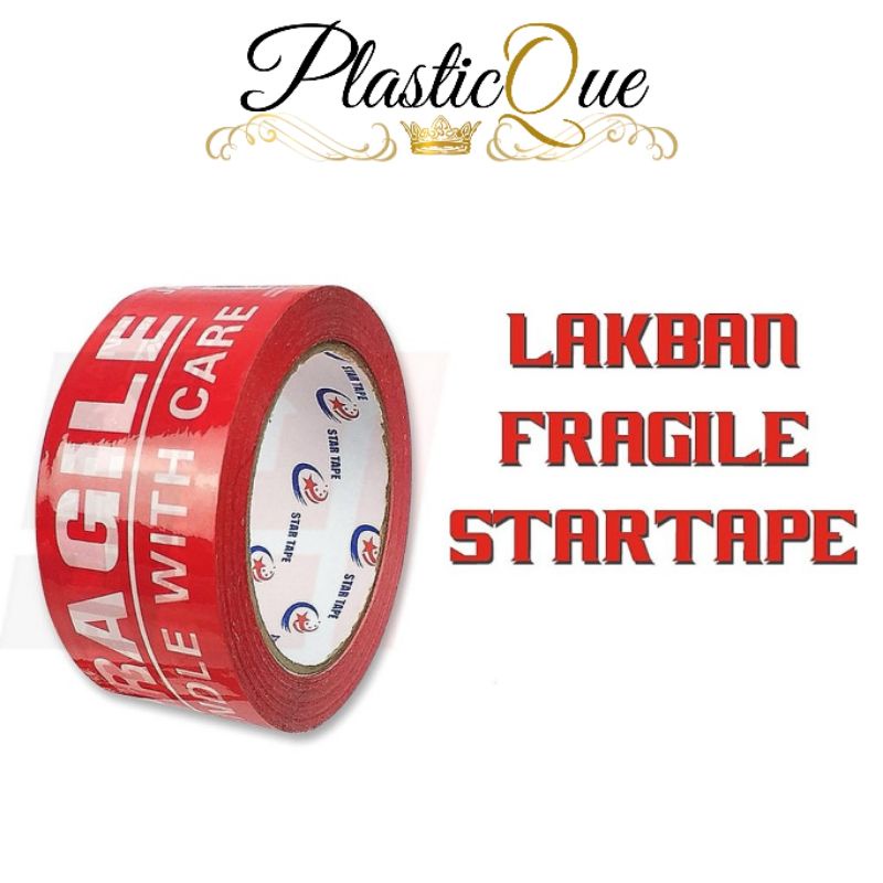 

Lakban Fragile 48MM X 50M 2" INCH 60YARD 60 YARD 48 MM 50 M Isolasi Selotip OPP Tape Anti Barang Mudah Pecah Belah Barang Merah Tulisan Putih Jangan Dibanting Banding Handle With Care Perekat Isolasi