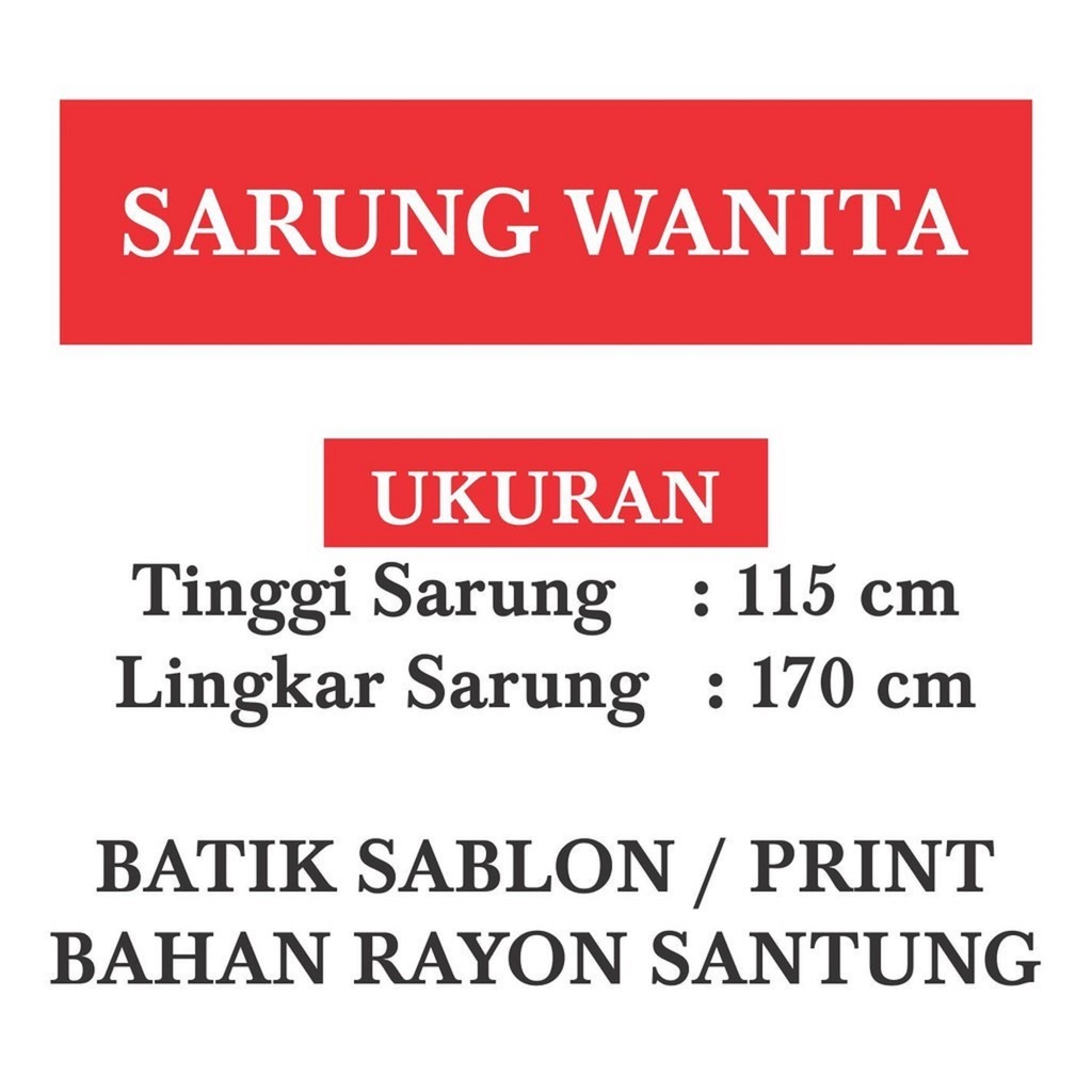 KAIN SARUNG WANITA GOYOR GLOYOR SARUNG MBAK SANTRI MERK AGUNG