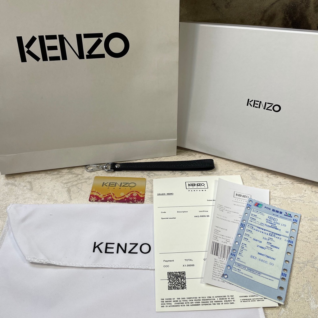 Clutch KENZ0 ORIGINAL / Tas Tangan Kulit Handbag Leather