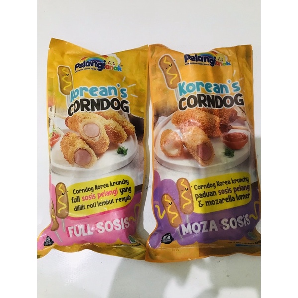 

Corndog Moza Sosis Pelangi Anak Jajanan Korea