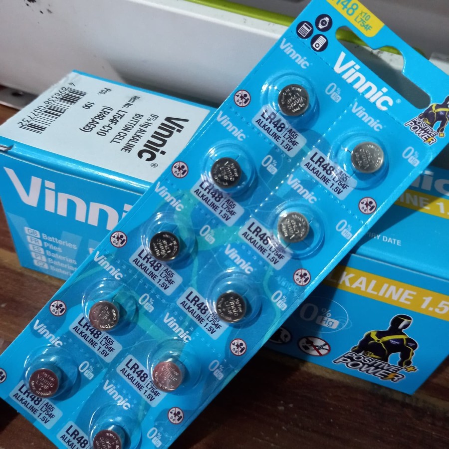 batre alat bantu dengar L 754 F / AG5 vinnic / harga perbiji